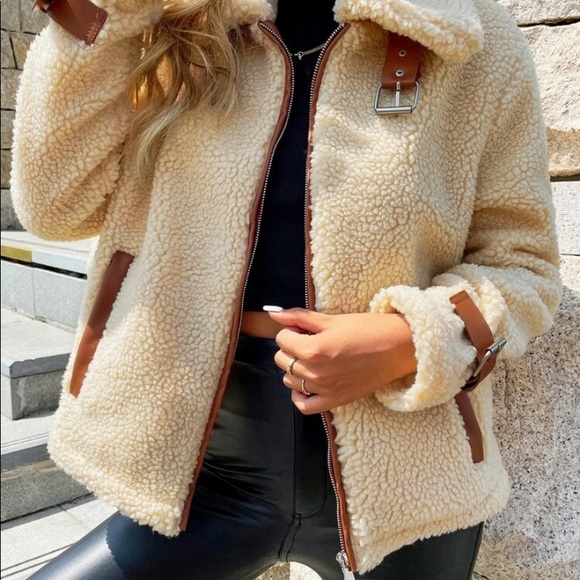 Teddy coat zip up - Picture 6 of 6